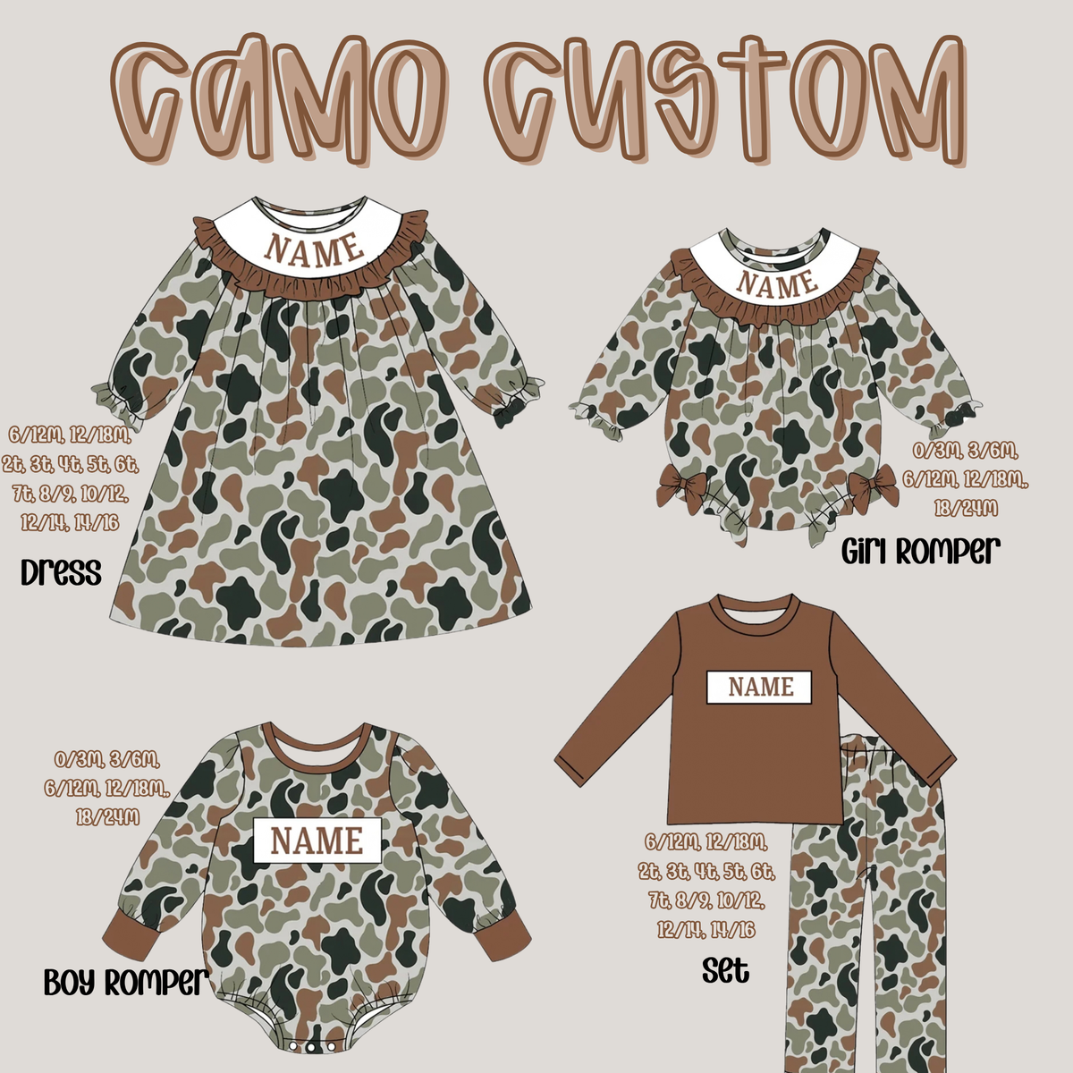 Camo CUSTOM - Closes 10.17