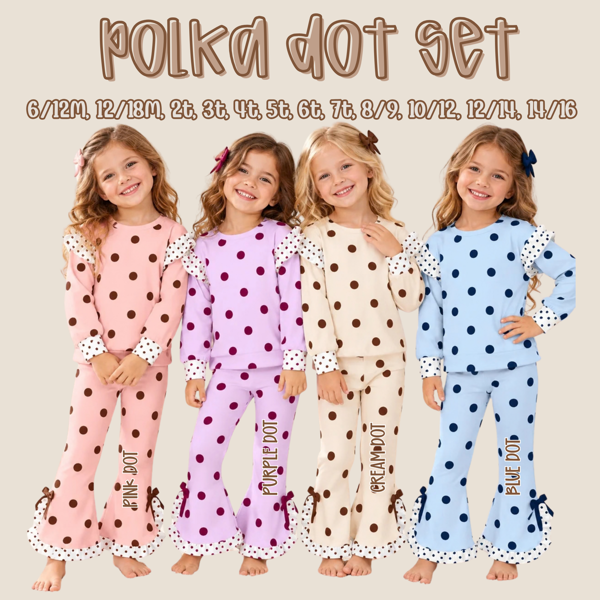 Polka Dot Set - Closes 10.10