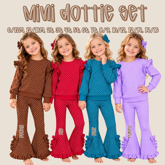 Mini Dottie Set - Closes 10.10