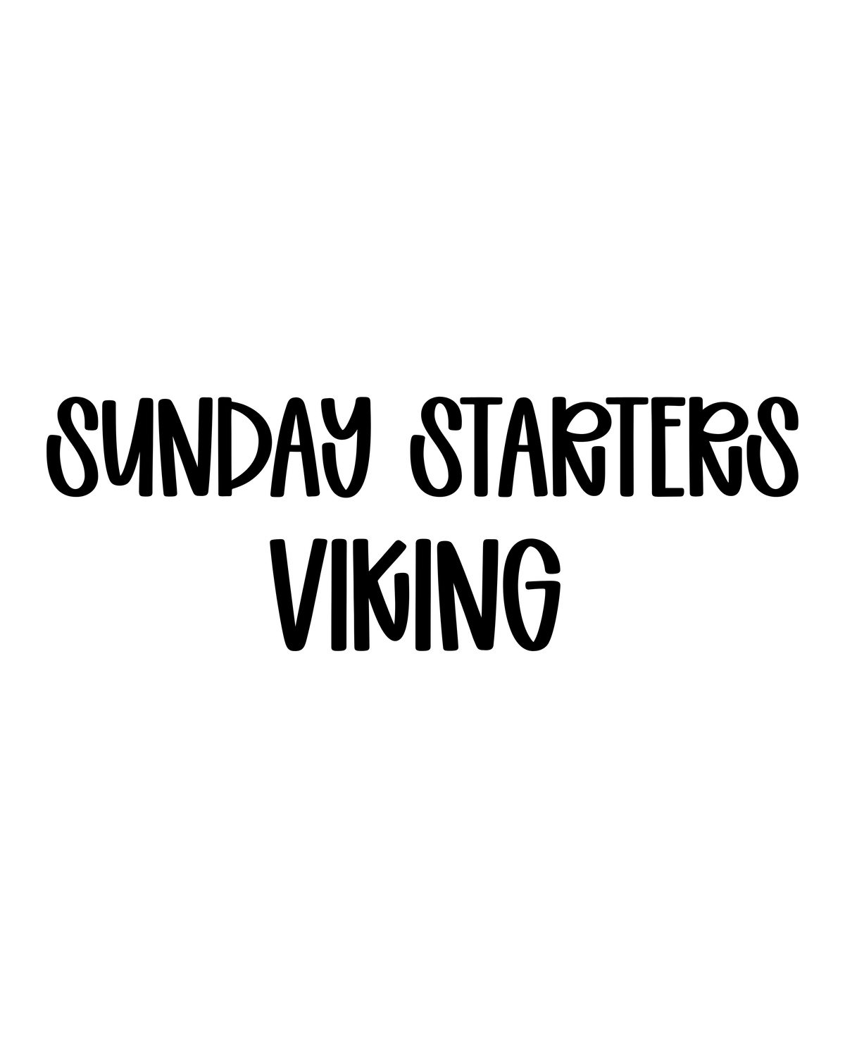 VIKING | SUNDAY STARTERS