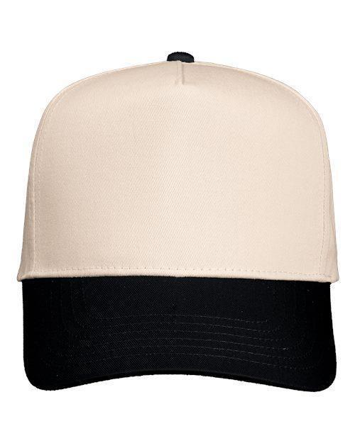 Golf Mom Embroidered Adjustable Five-Panel Twill Hat