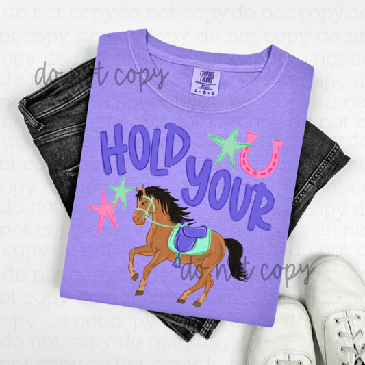 Hold your Horses - purple