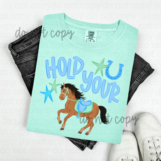 Hold your Horses - blue