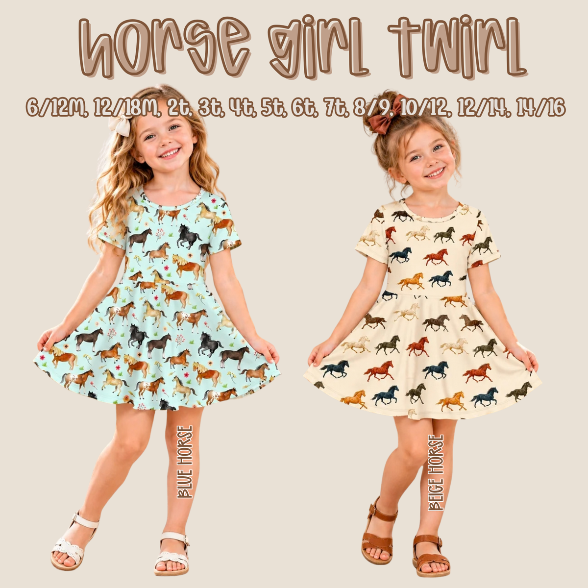Horse Girl Twirl - Closes 10.10