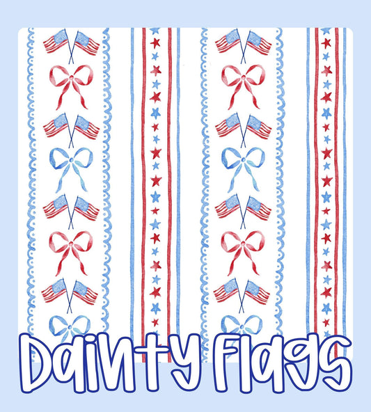 DAINTY FLAGS | HOME OF THE BRAVE