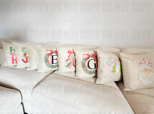 Custom Christmas Pillow Covers - WS