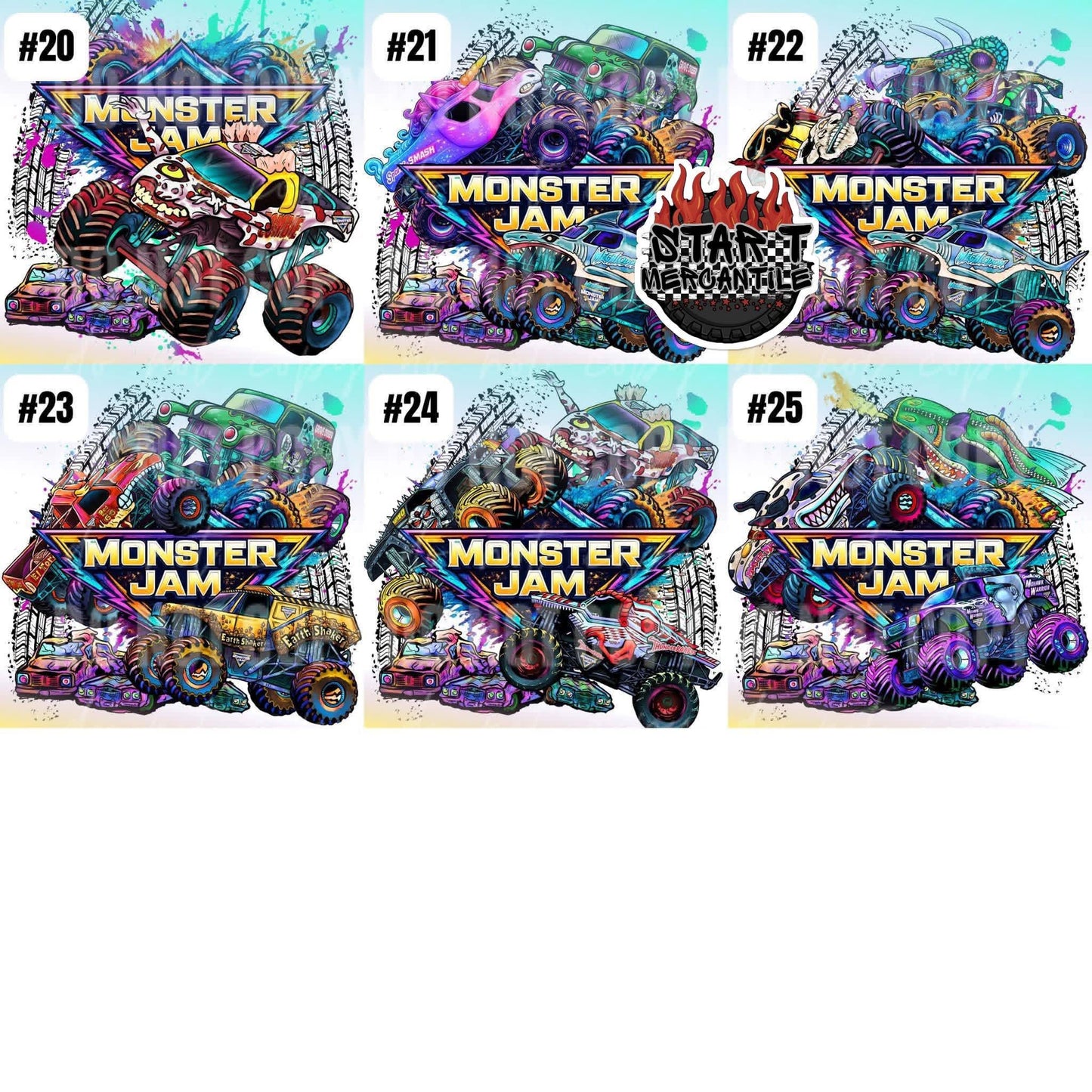 Monster Jam Custom Tees