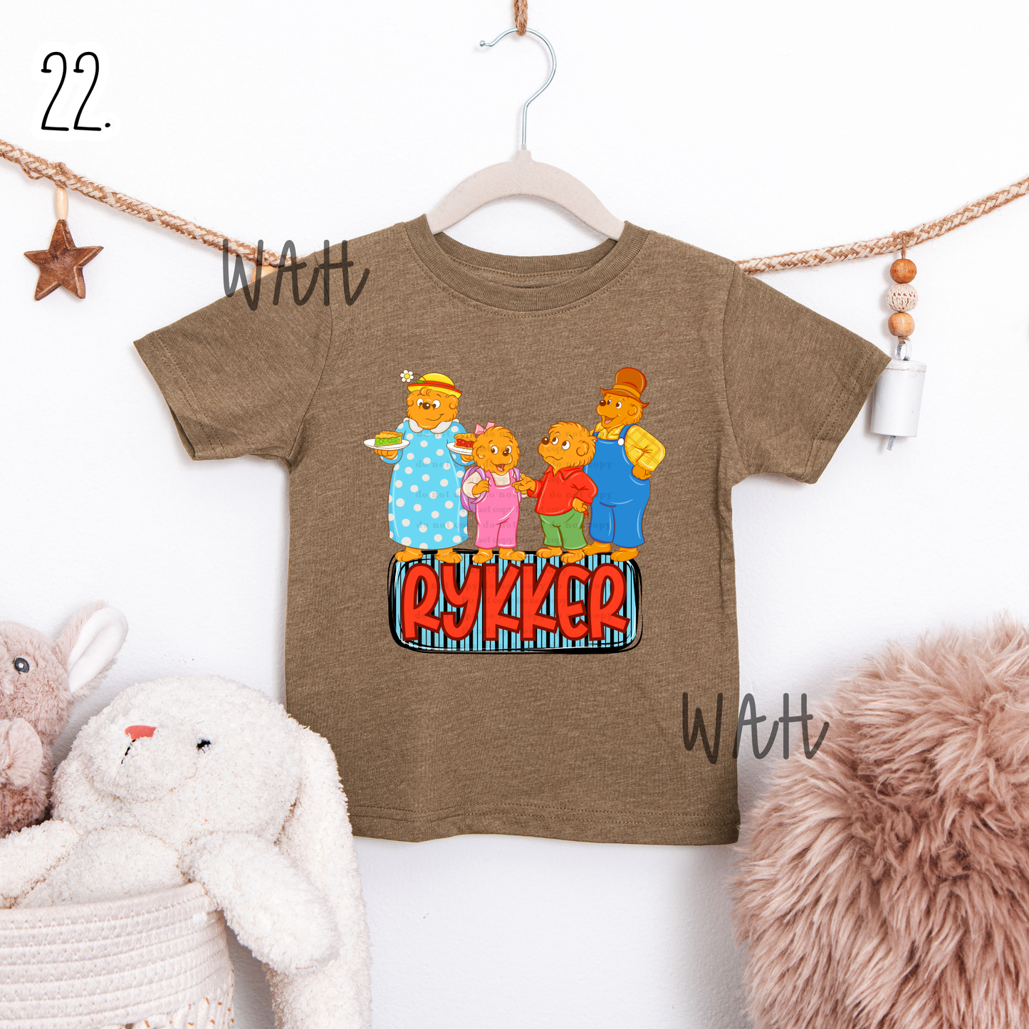 Bears Name Plate #22