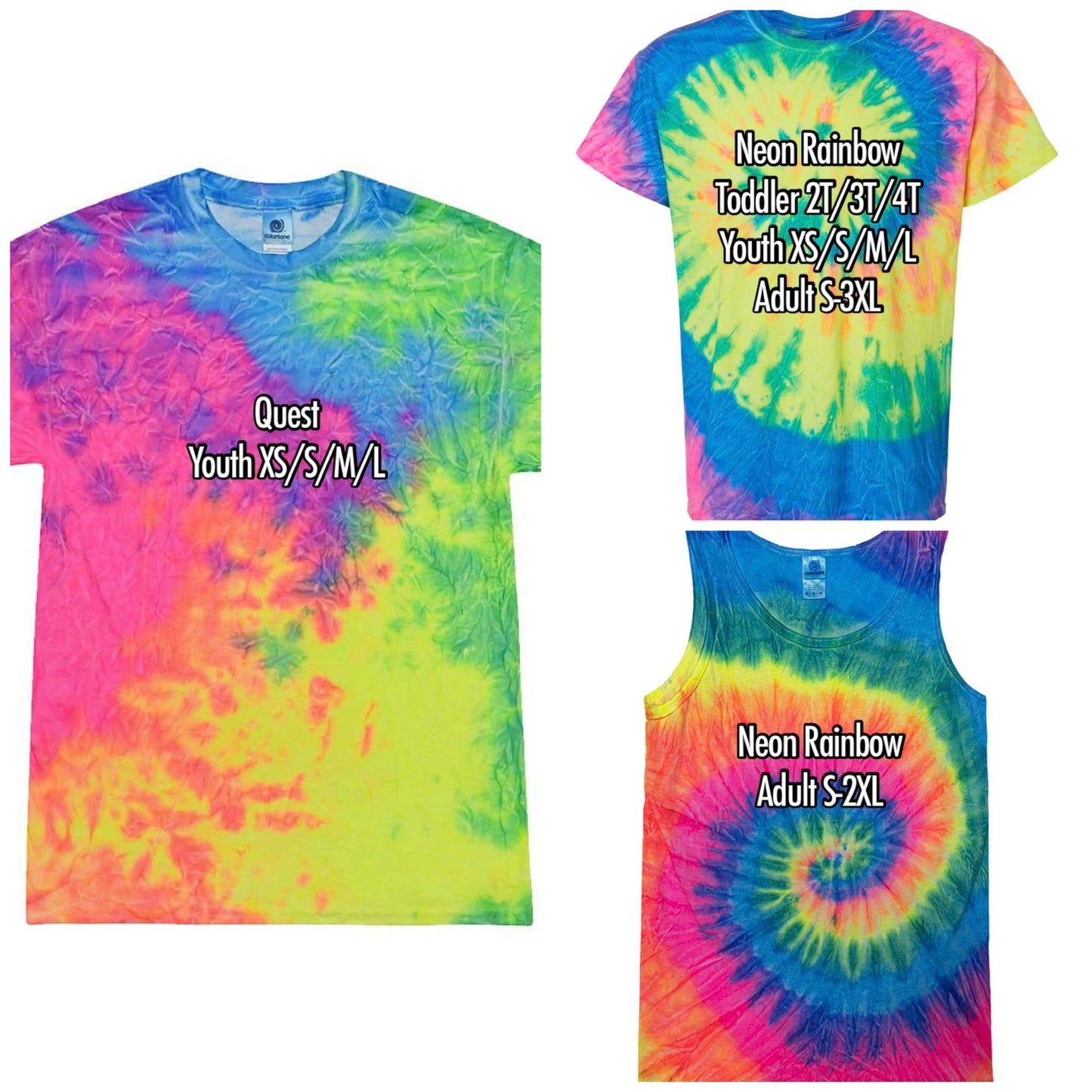 Tie Dye Mascot Doodles - WS