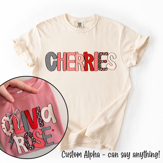Cherries Custom Alpha Tee