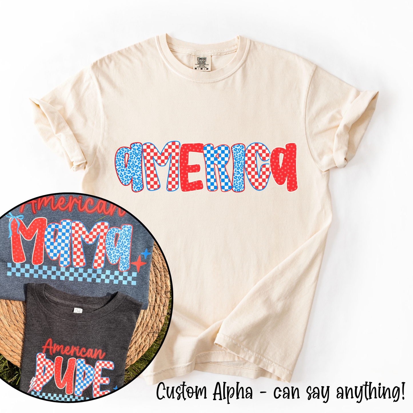 America Custom Alpha Tee