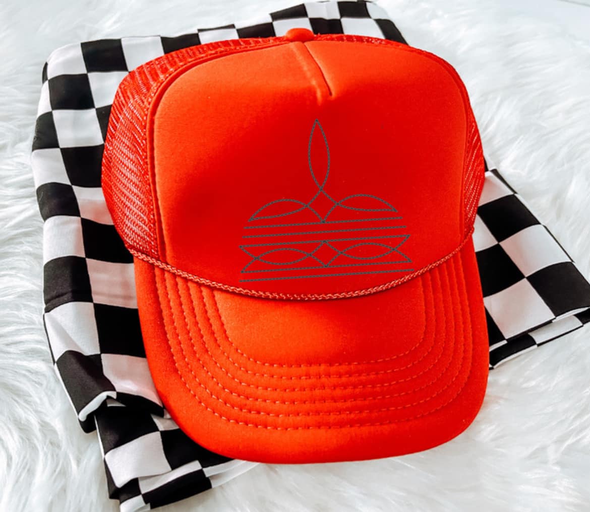 Boot Stitch Trucker