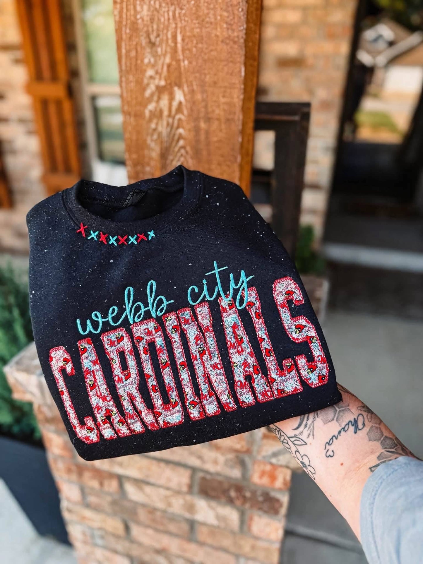 Custom school crewnecks