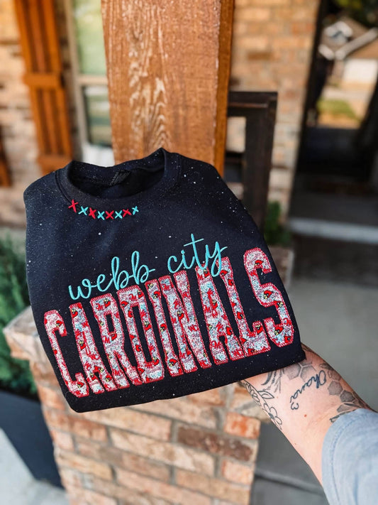 Custom school crewnecks