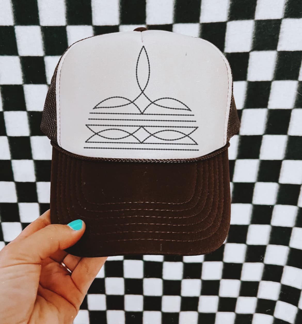 Boot Stitch Trucker