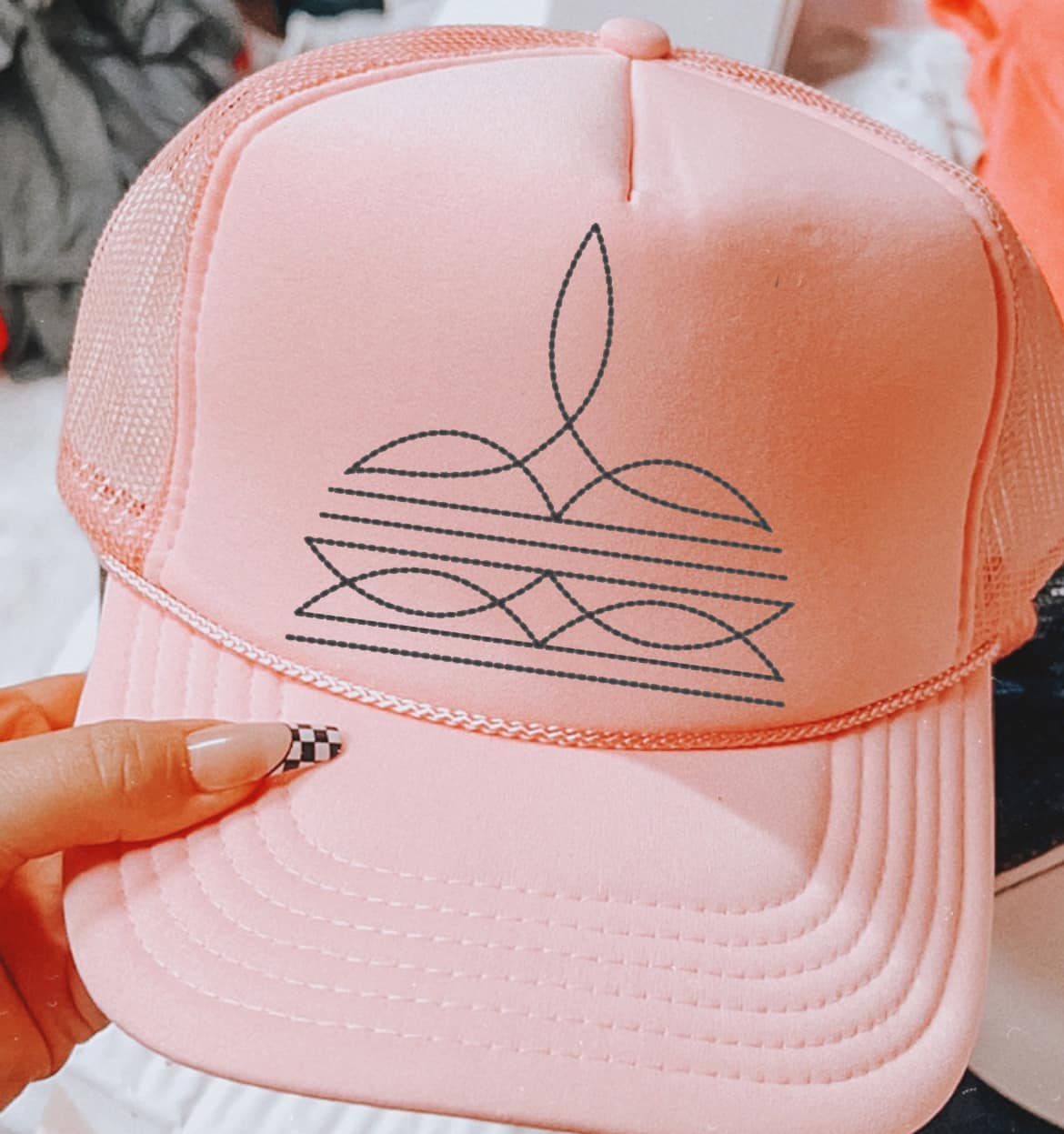 Boot Stitch Trucker