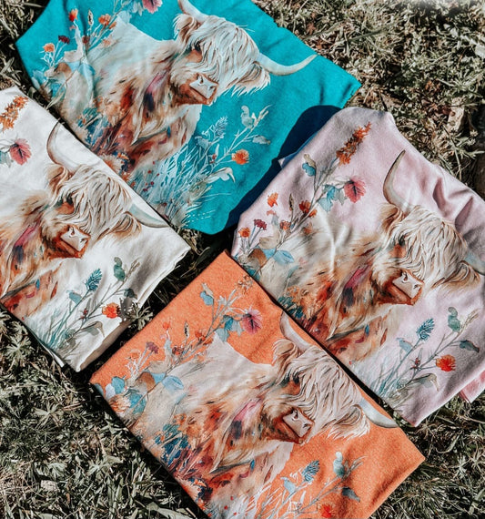 Floral Boho Highland