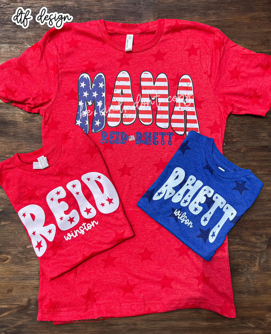 Bubble Patriotic Names