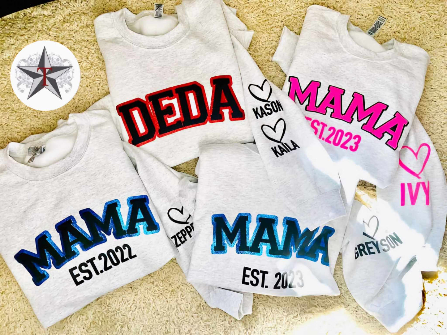 Custom Mama Puff Crewneck