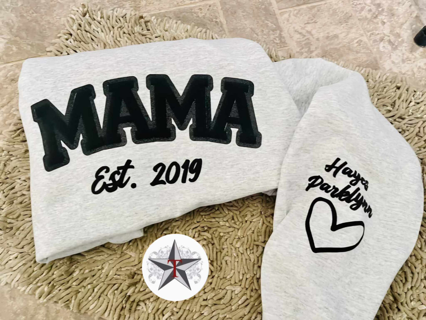 Custom Mama Puff Crewneck