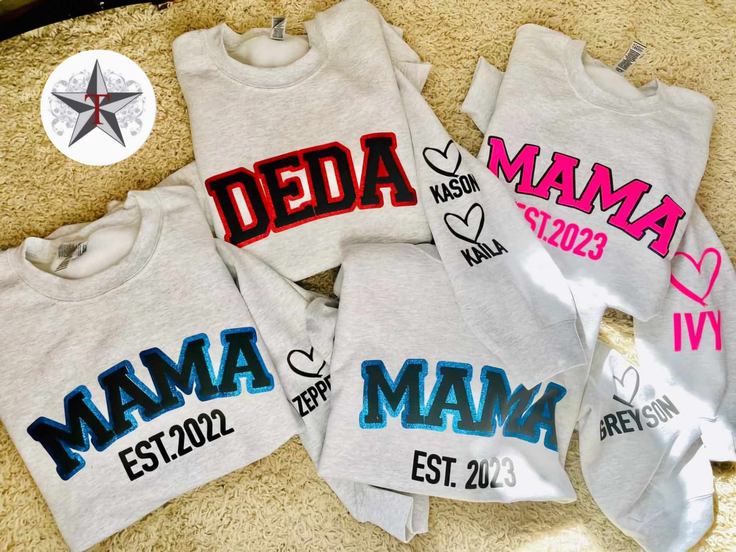 Custom Mama Puff Crewneck