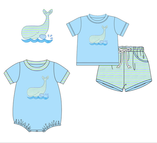 Whale Appliqué Collection - ETA late April