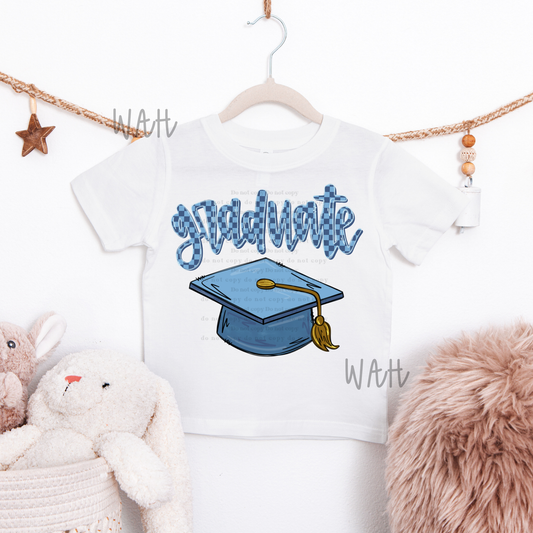 Blue Graduate Cap