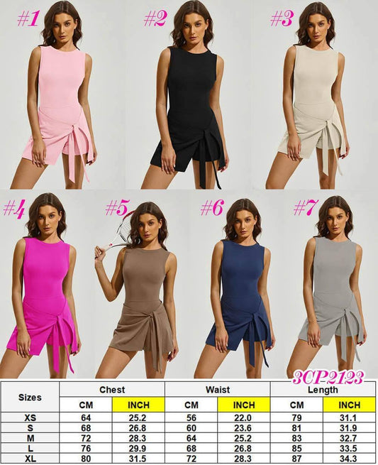 Active Tank Wrap Skort Set