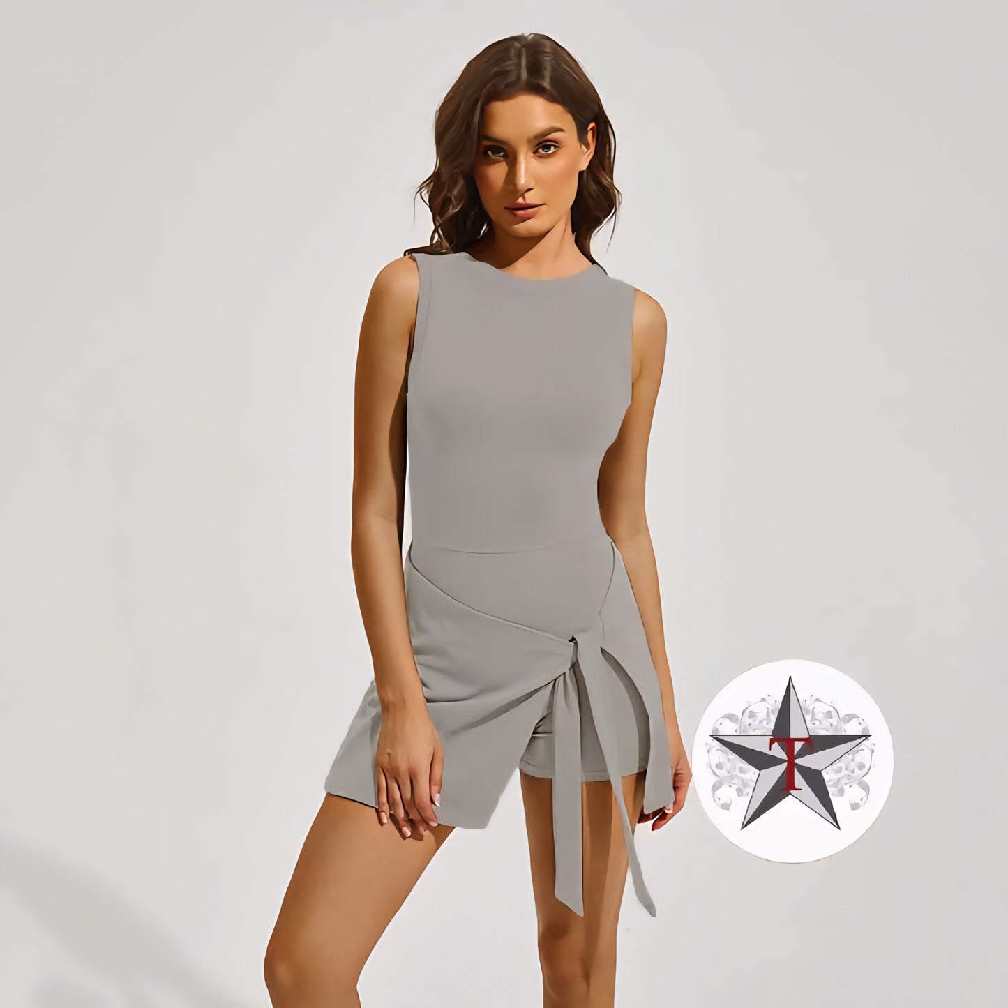 Active Tank Wrap Skort Set