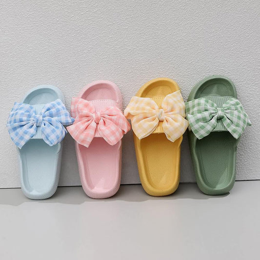 Gingham Check Sandals