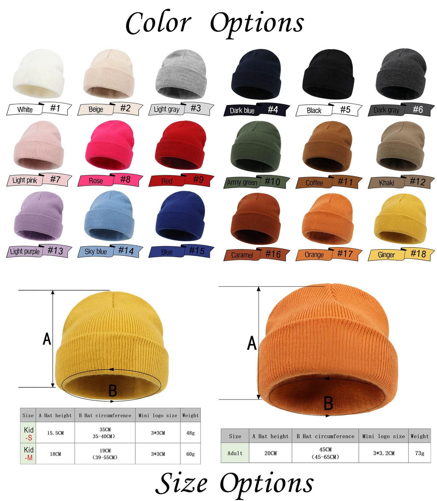 Leather Patch Beanie