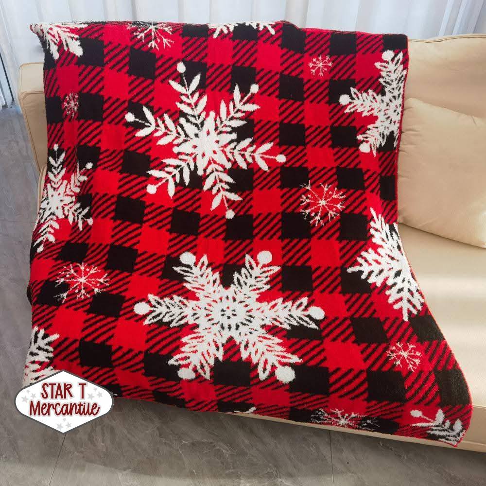 Christmas Sherpa Blanket