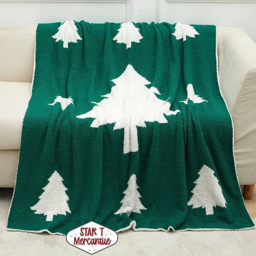 Christmas Sherpa Blanket