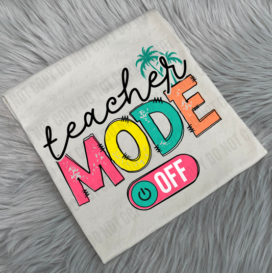 Teacher mode off - WS