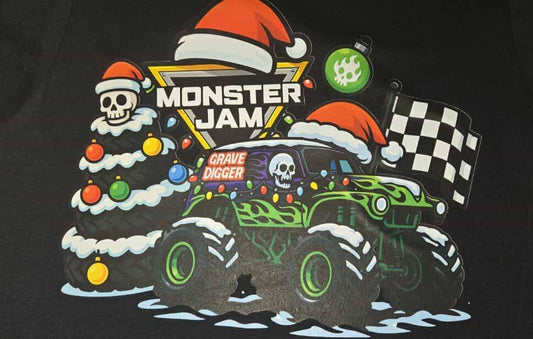Monster Jam Madness- Adults GRAVE DIGGER TEE