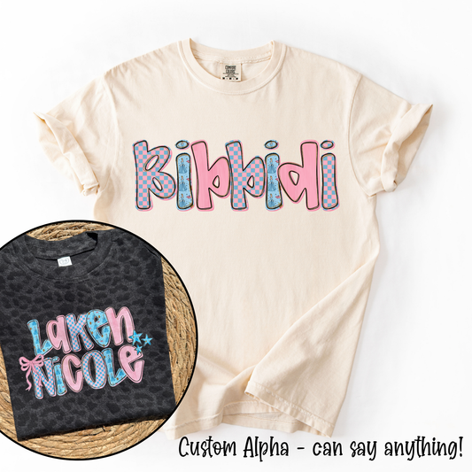 Bibbidi Custom Alpha Tee