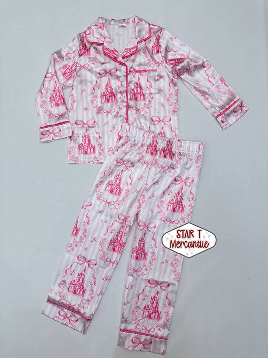 Custom Print Silk Pajamas - Kids and Adult