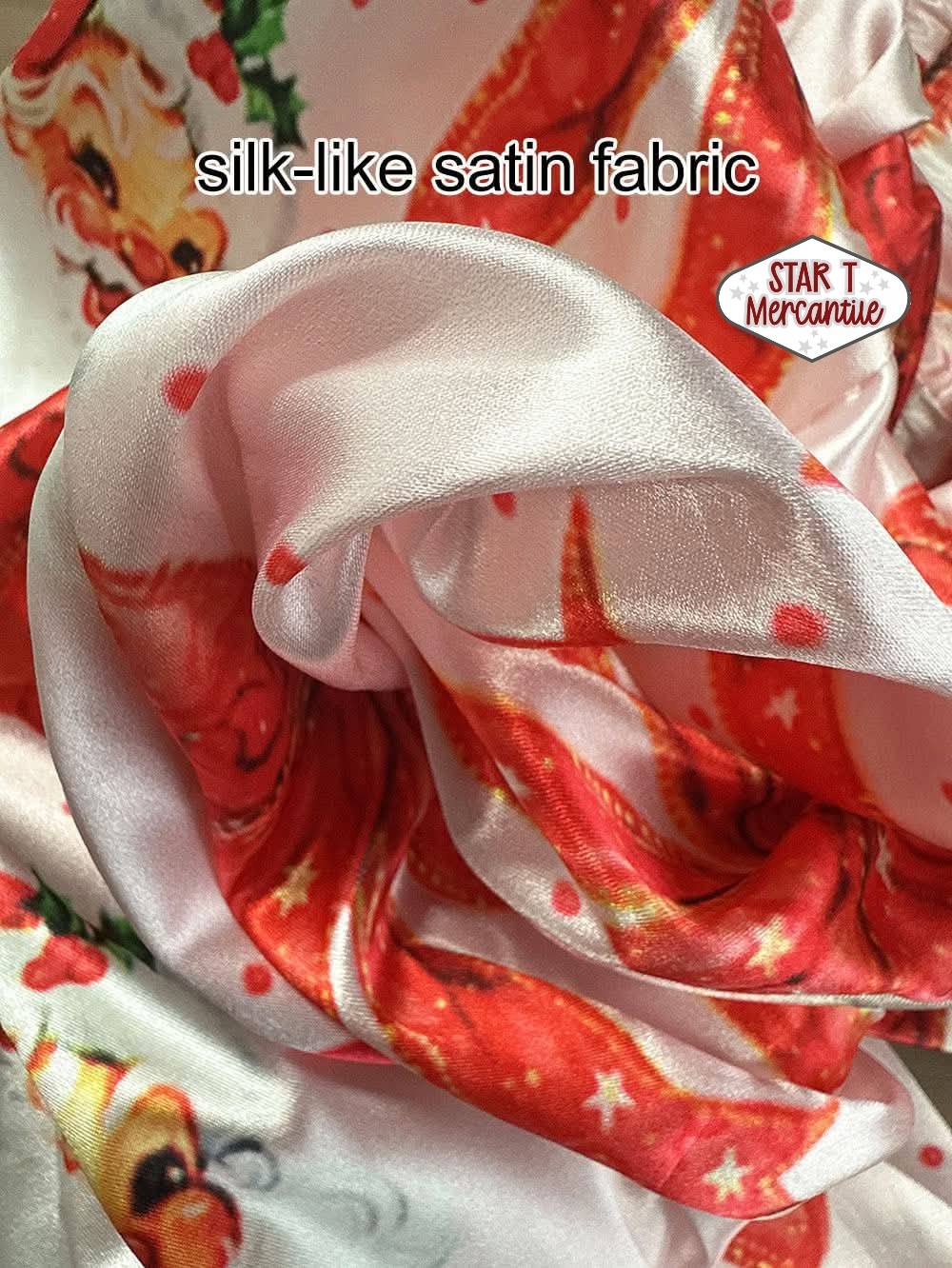 Custom Print Silk Pajamas - Kids and Adult
