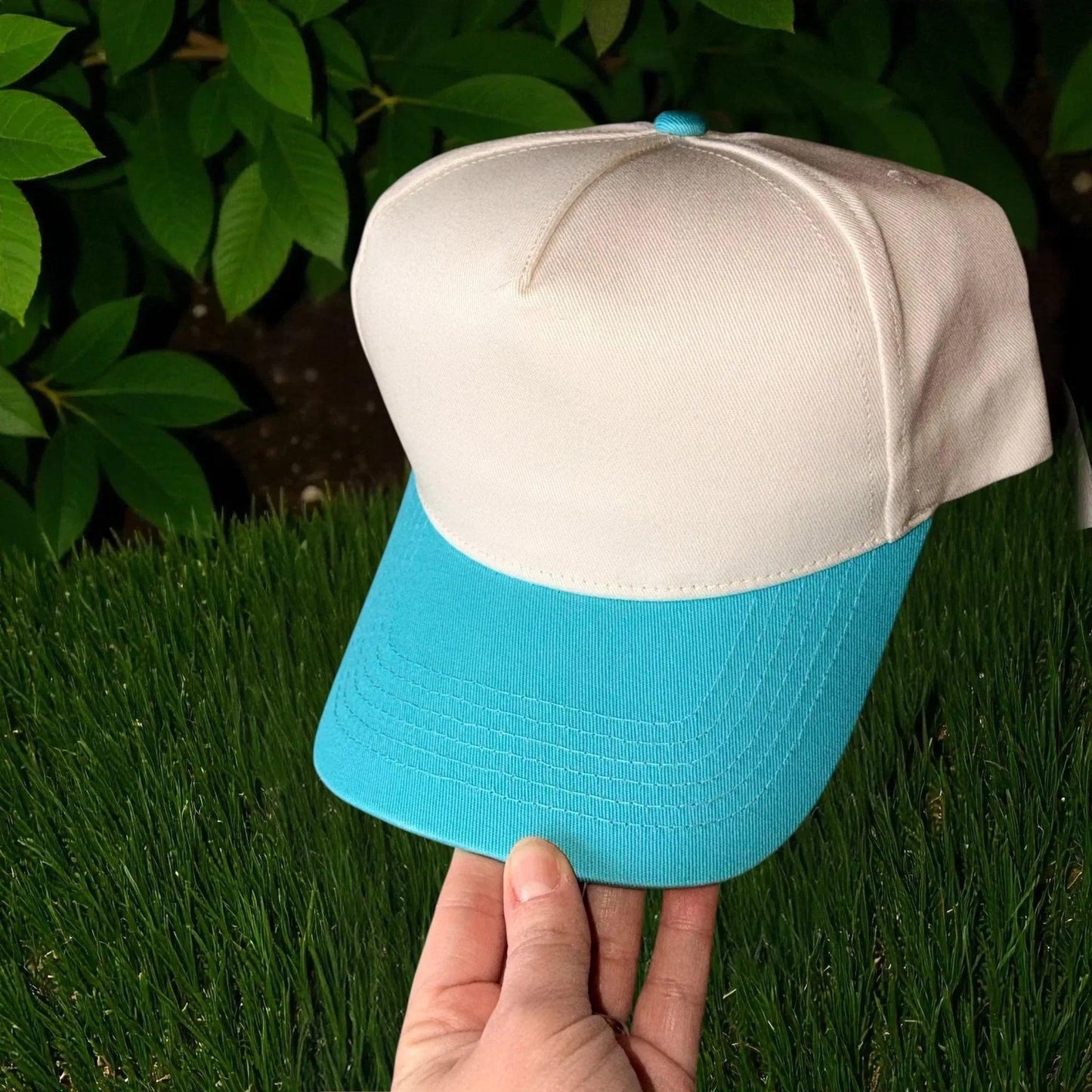 American Honey Embroidered Adjustable Five-Panel Twill Hat