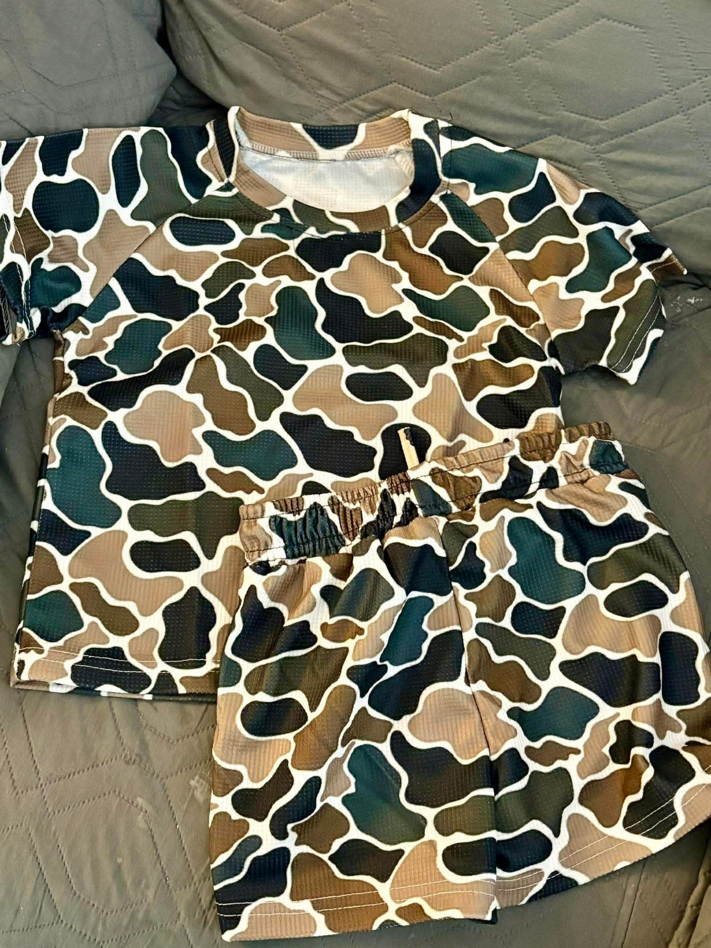 Custom Short Sleeve Waffle Sets