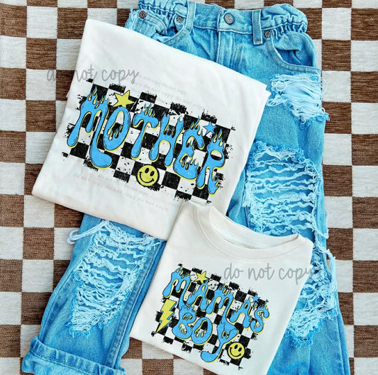 Check Mamas Boy Shirt