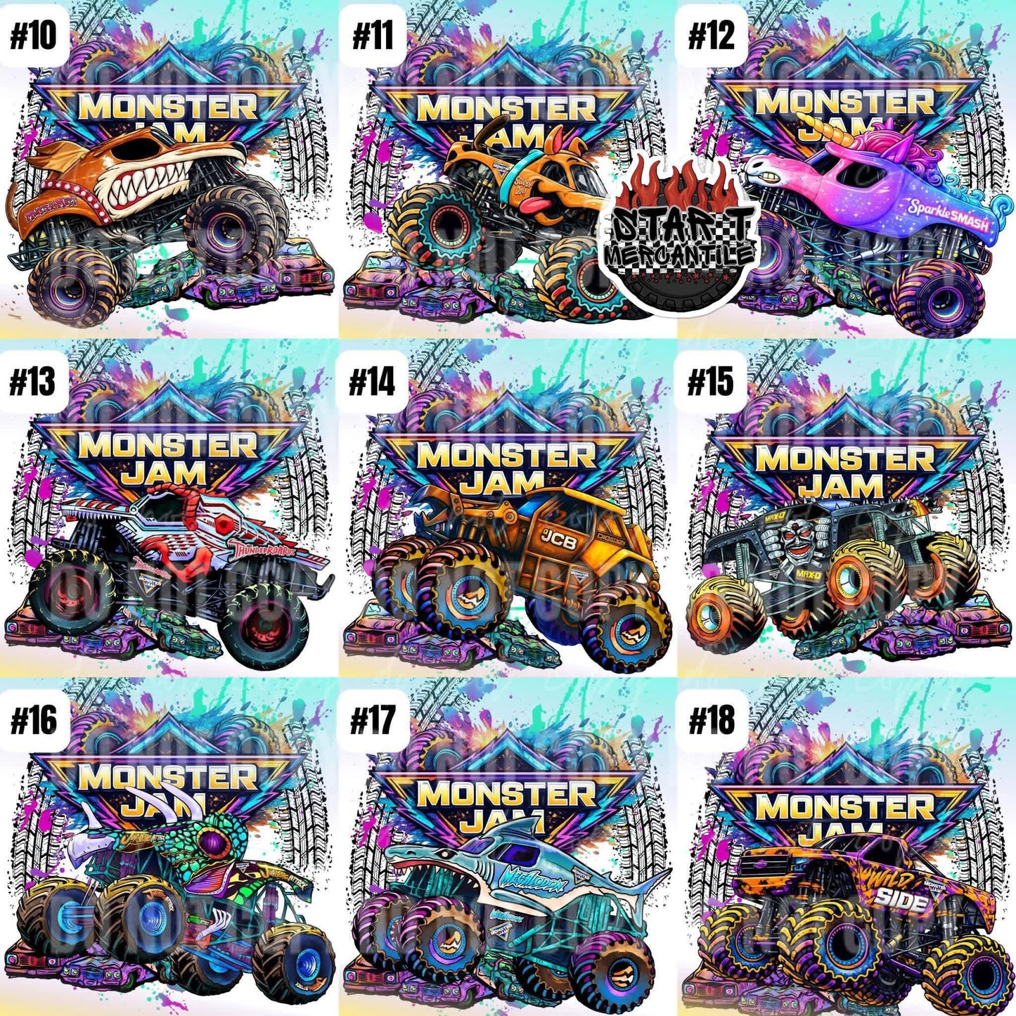 Monster Jam Custom Tees