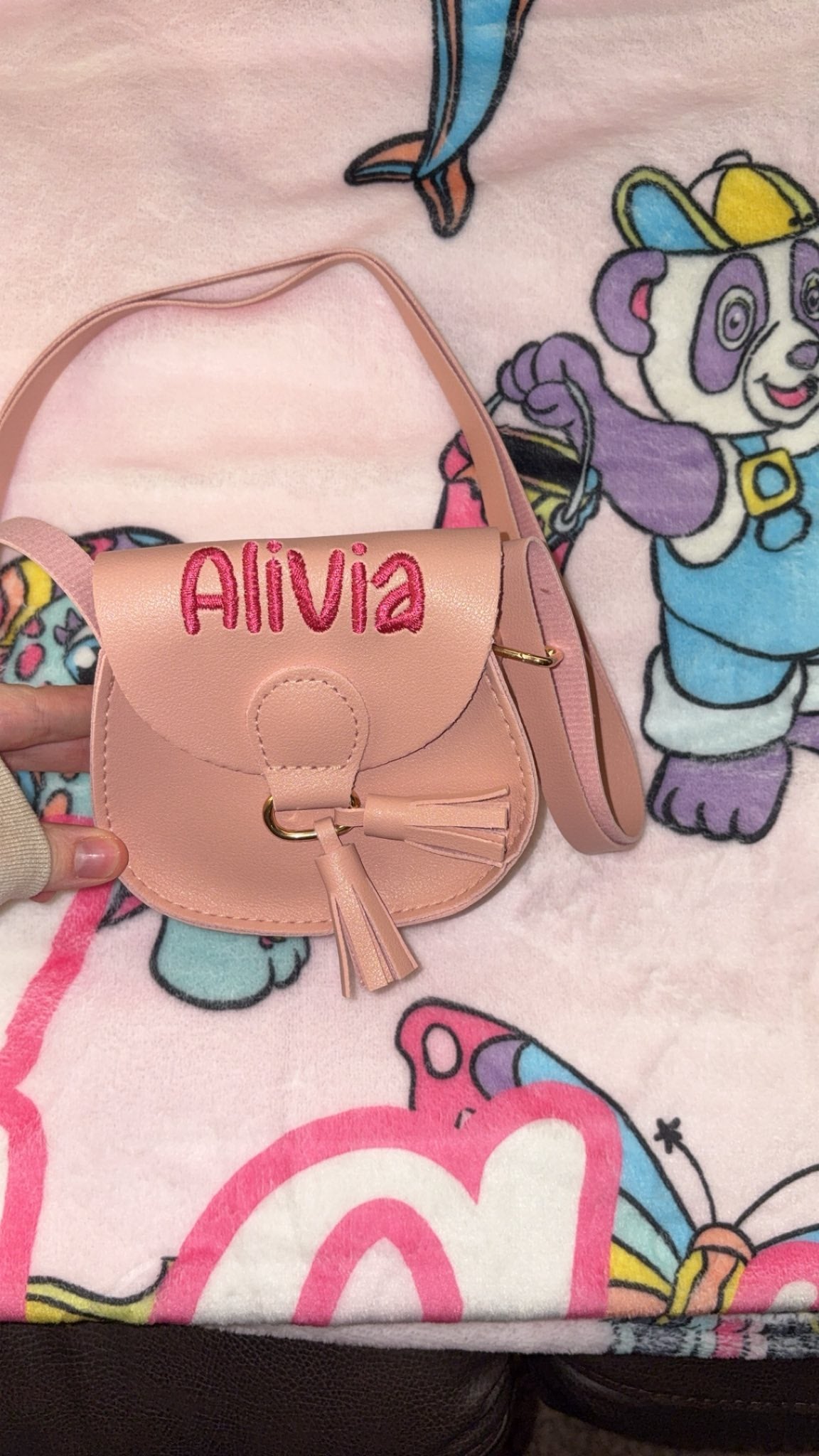 Embroidered Toddler Purse