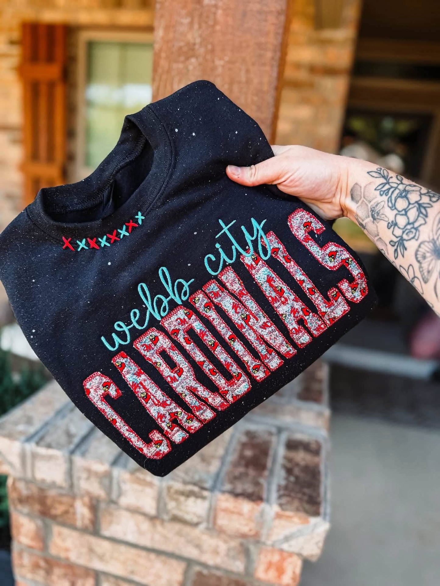 Custom school crewnecks