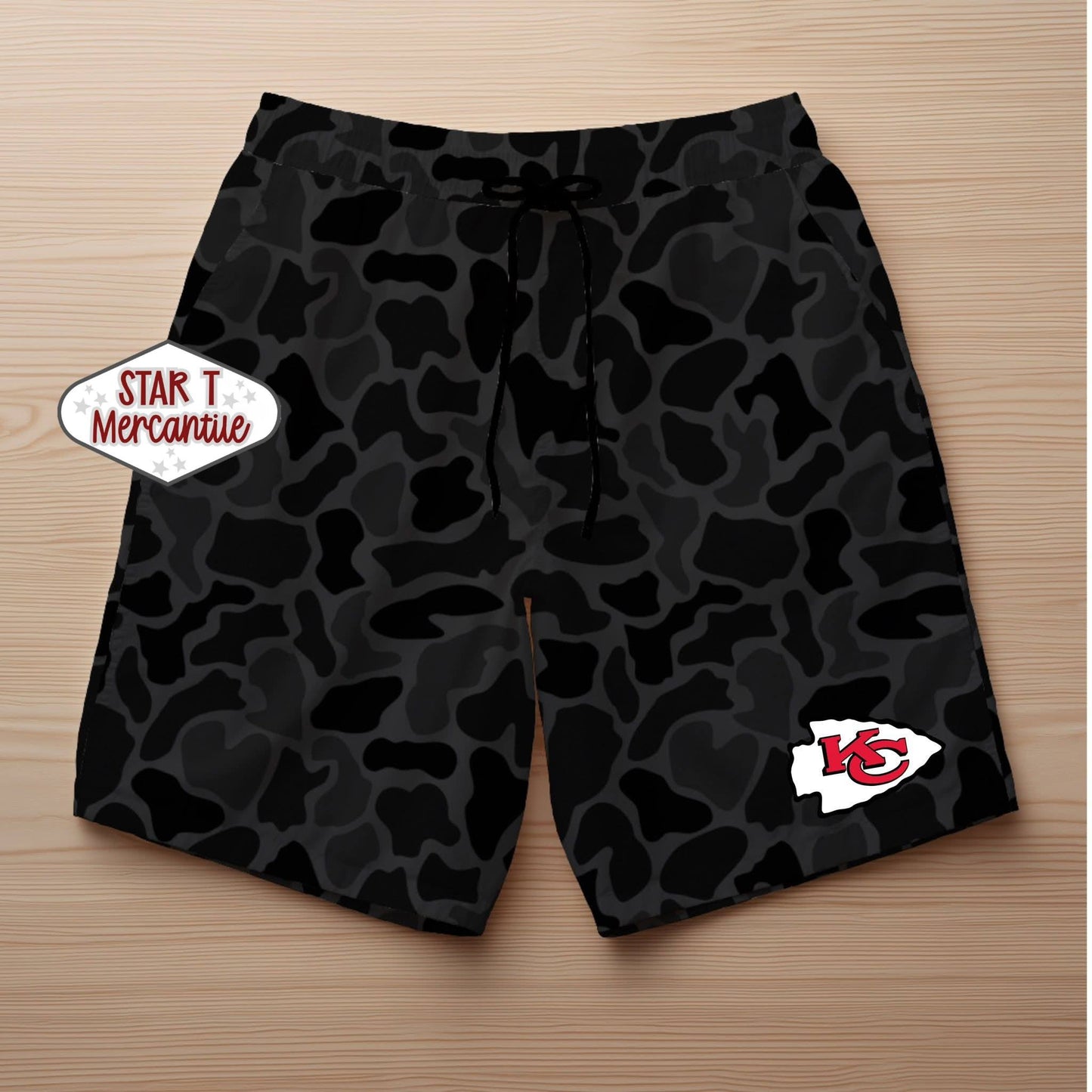 Black Out Camo Shorts