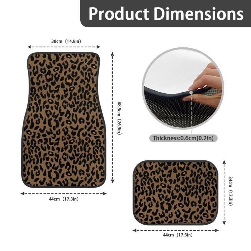 Car Carpet Floor Mats- 4-Piece Set