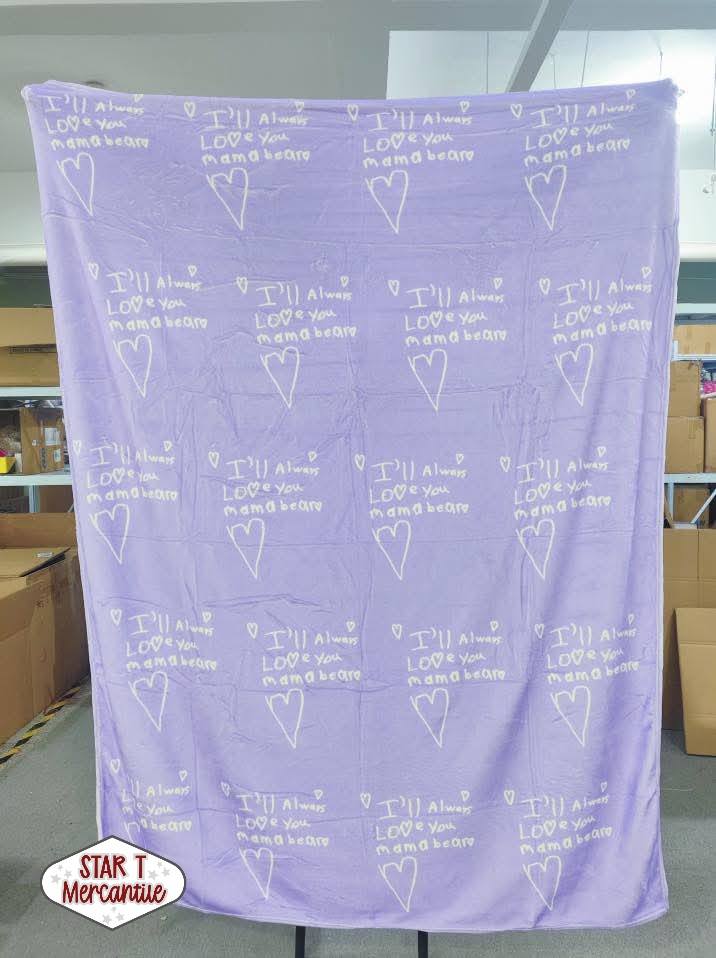 Custom Handwriting Blankets