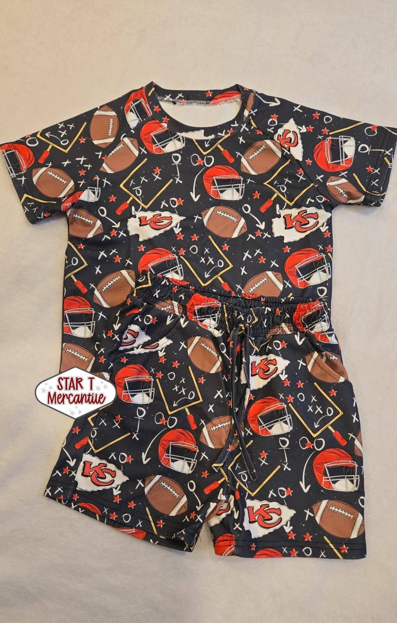 Custom Short Sleeve Waffle Sets
