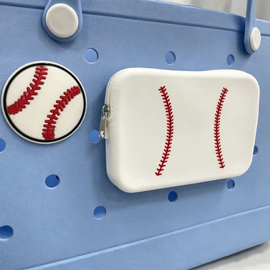 Baseball Silicone Zipper Pouch 4B26051