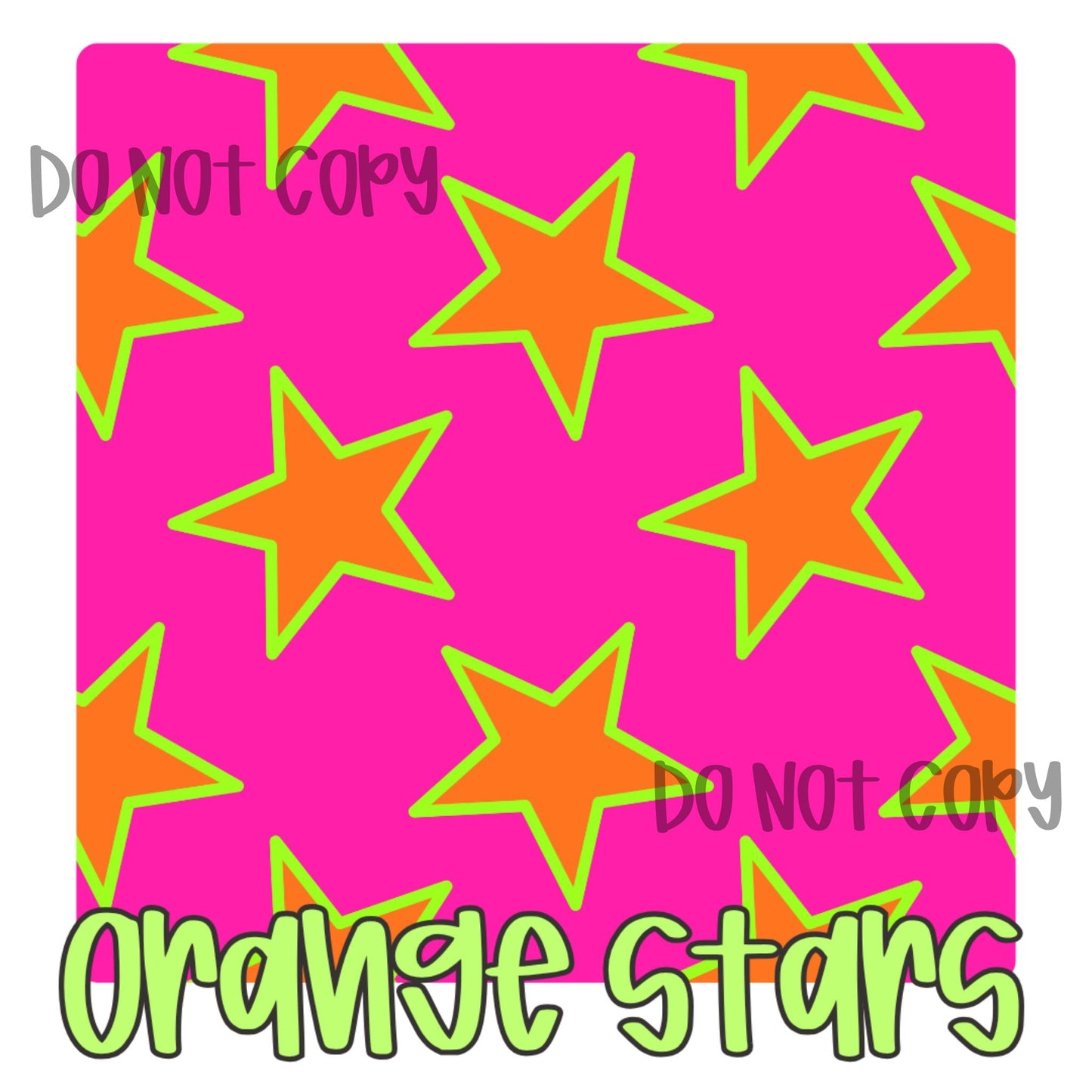 ORANGE STARS | BRIGHT & BASICS